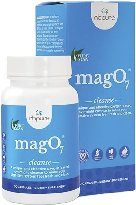엔비퓨어 NBPure MagO7 변비 디톡스 장케어 마그네슘, 30정, 1개
