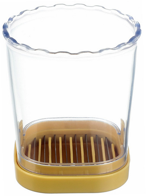 TGL 만능 컵 슬라이서 과일 슬라이서, 1개, 옐로우