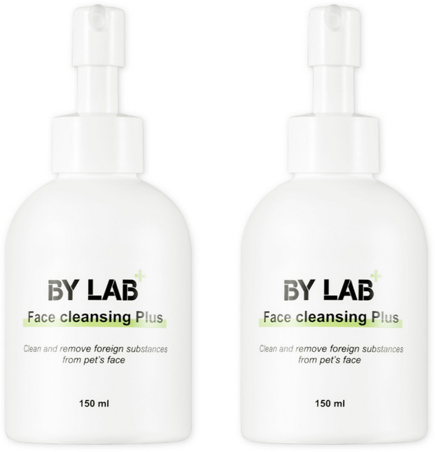 바이랩 페이스 클렌징 플러스 강아지 얼굴샴푸 눈물자국 눈곱 꼬순내 세안 세정제, 150ml, 2세트