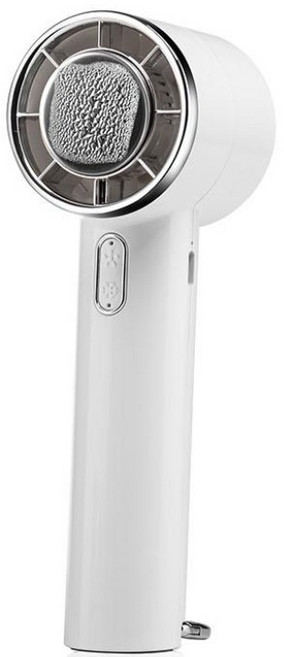 신클퍼 급속 냉각 에어컨 아이스 휴대용 선풍기 3000mAh 손선풍기, 화이트