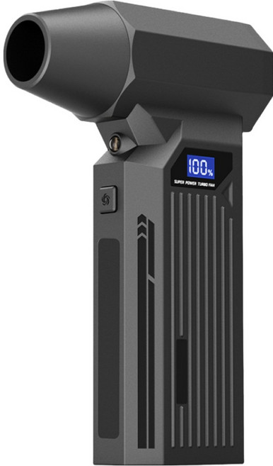 LCD 디스플레이 무선 에어건 미니 먼지 송풍기, AC25Z022, 검은색