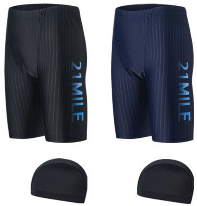 21마일 남아용 아동 주니어 초등학생 5부 수영복