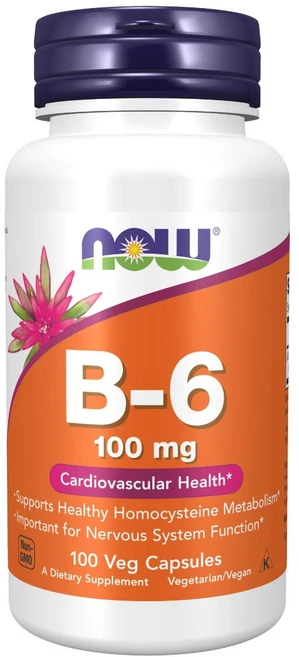 나우푸드 B-6 100mg 캡슐, 1개, 100정 - 쿠팡