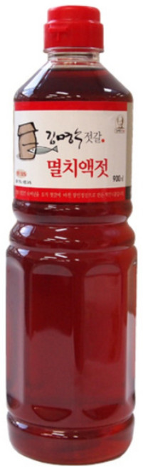 김명수젓갈 명인 김장 필수 3년 숙성 프리미엄 멸치액젓, 900ml, 1개