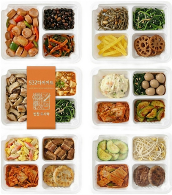 냉장 도시락 다이어트 식단 한식 건강식 조리 배송, 180g, 40개