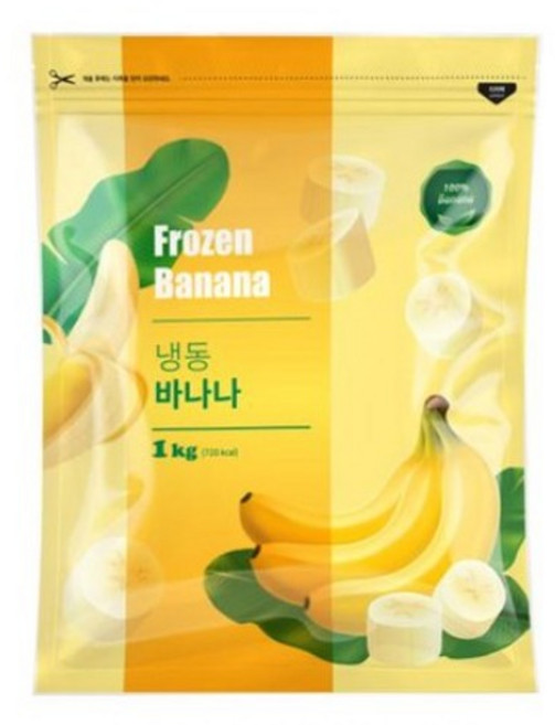 맥그로우앤마리 베트남 냉동 바나나 슬라이스, 1개, 5kg