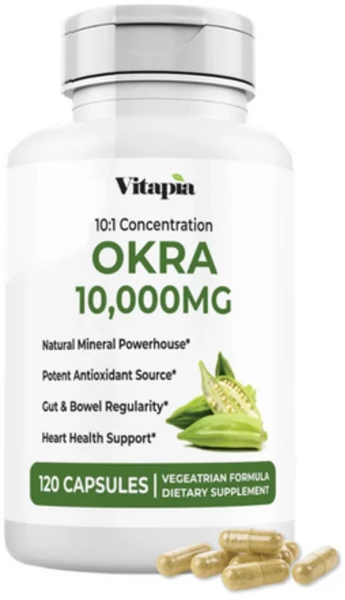 [정품] 오크라 10000mg 120정 혈당 면역 체계 심장 건강, 1개 - 쿠팡
