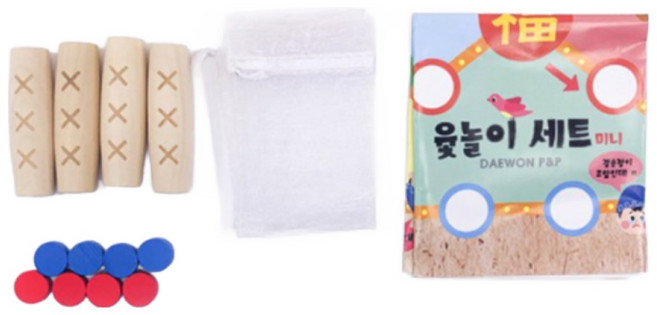 [대원] 미니 윷놀이 세트, 1개
