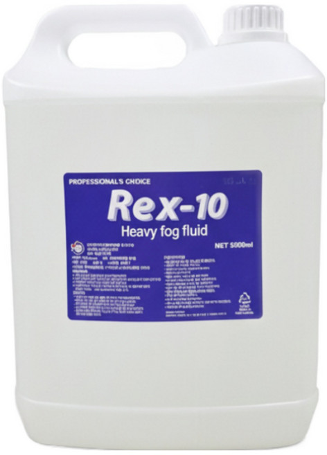 KIC Rex-10 Heavy Fog 포그머신 스모그머신 안개 전용액 스모그액 포그액 5리터 1개 5L, 2개