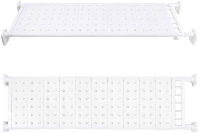 스토움 초강력 압축선반 대형 길이조절 압축봉 선반 베란다 정리 안전문사용가능, 1개