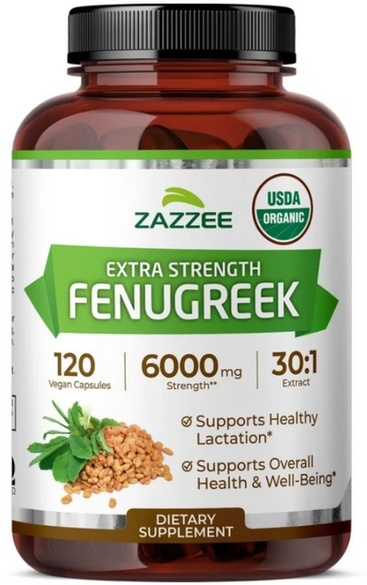 호로파캡슐 호로파종자추출물 비텍신 6000mg 120캡슐 1개, 1, 120 - 쿠팡