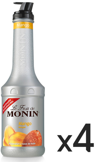 모닌 망고 퓨레, 1L, 4개