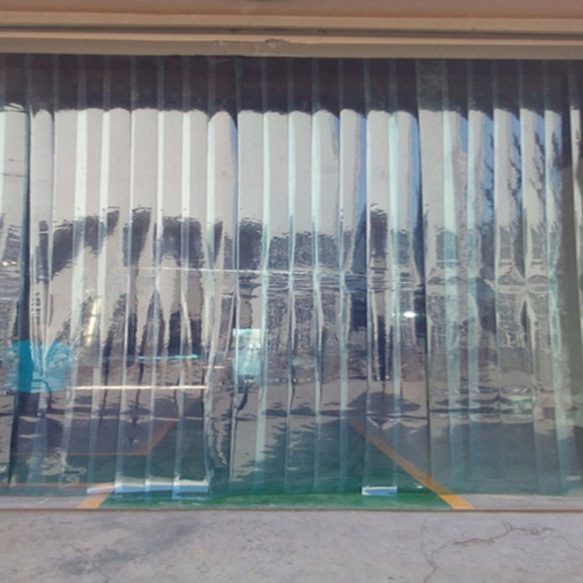 다막지 바람막이 방풍비닐커튼 가정용 업소용 외부공기차단 HACCP 산업용 창고 탑차 보냉 보온, 전체투명무지, 가로1000mm, 세로3000mm, 1개