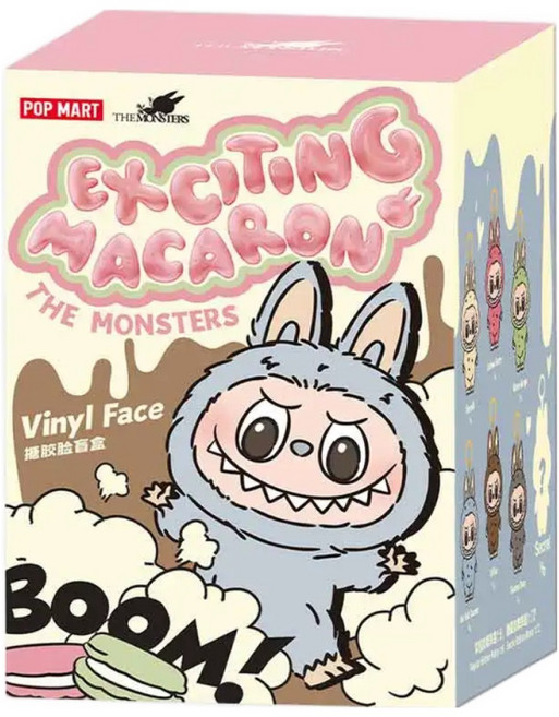 캔디스토어 POPMART LABUBU 라부부 마카롱 블라인드박스 팝마트 인형 키링 트렌드 굿즈 1탄, 1개