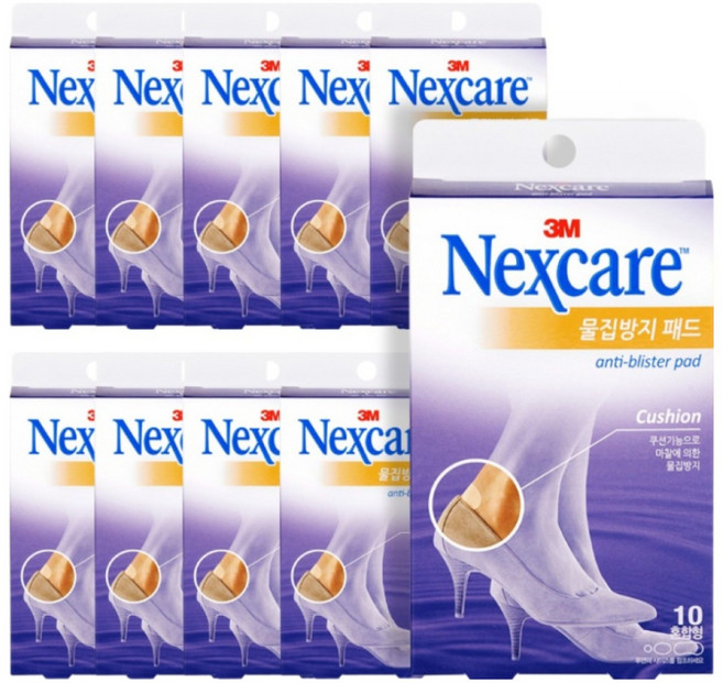 넥스케어 물집방지패드 혼합형 10매, 10개
