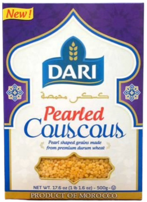 Dari - Pearled Couscous (Morocco ) 500g 다리 피어르드 쿠스쿠스 모로코 500g, 1개