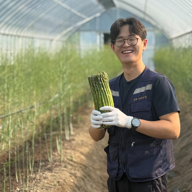 국산 생 여주 청년농부 산지직송 아스파라거스, 1개, 500g