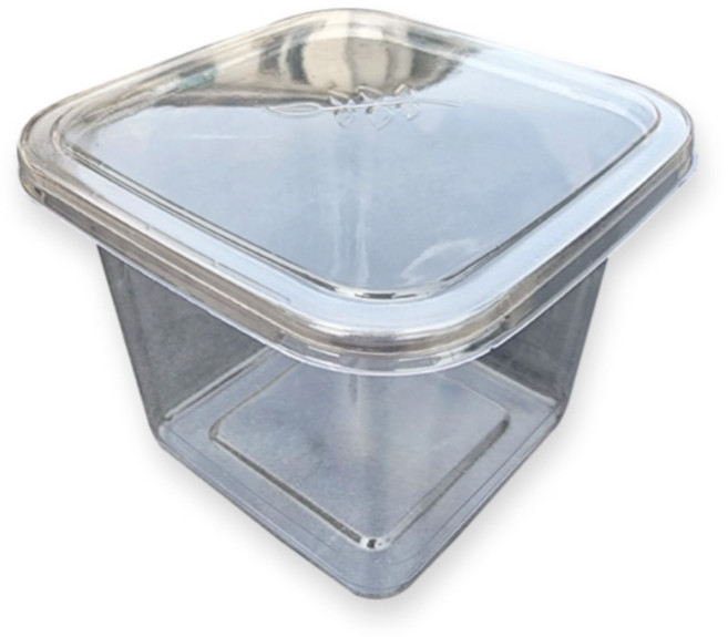 정담 보틀케이크 티라미수 용기 400ml, 50세트