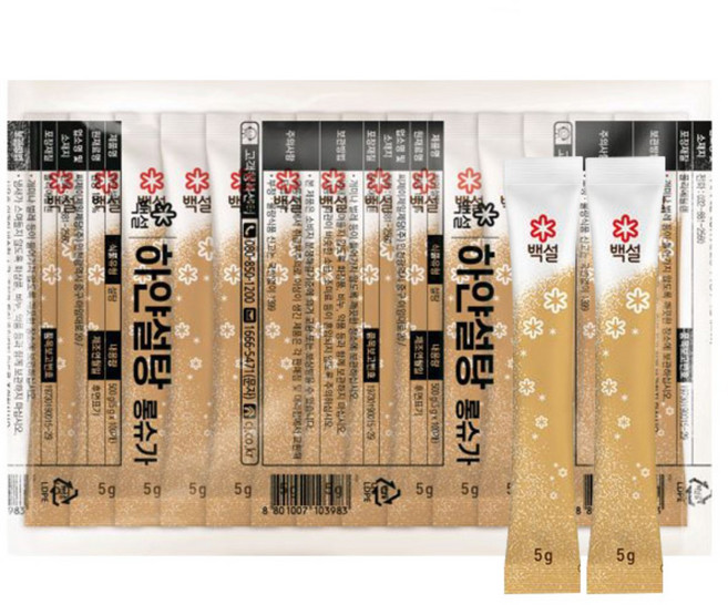 CJ제일제당 롱슈가 스틱 설탕 5g, 100개