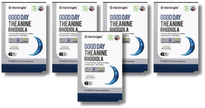 료사빈 로사빈 L테아닌 숙면에좋은영양제 홍경천 감태 추출물 발레리안 뿌리 공시생 꿈잠 잠 들기전 자기전 영양제 엘 l 티아닌 테아닌 태아닌 수험생 영양제, 30회분, 5세트