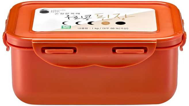 순창 문옥례 우리콩 된장 1kg 100% 국내산 우리 농산물 집된장 재래식, 옹기, 1개