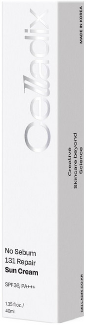 셀라딕스 노세범 131 리페어 선크림 여드름피부 오일프리 무기자차 선블록, 40g, 1개