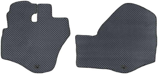 봉고3 전용 3D 엠보싱 차세대 고무매트 엣지형 운전석+조수석 세트, 그레이, 150 봉고3