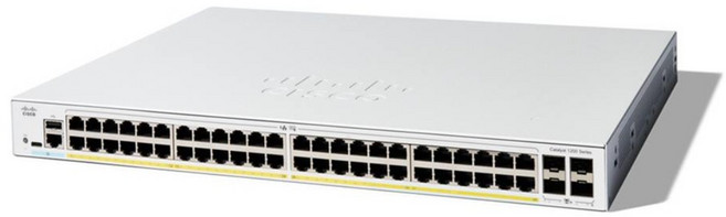 CISCO Catalyst 1200 48port 4x10G SFP+ C1200-48T-4X 48포트 스위칭허브 CBS250-48T-4X 후속, 1개