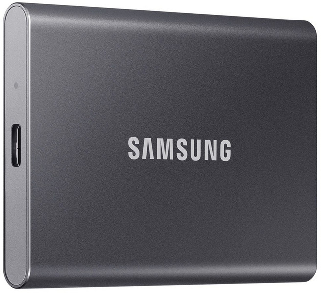 삼성전자 포터블 외장SSD T7, 그레이+삼성정품파우치, 1TB
