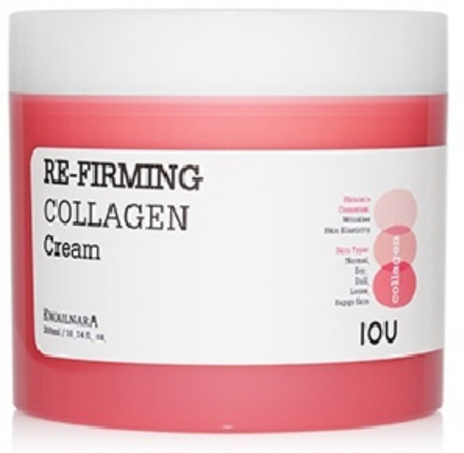 아이오유 미백 주름개선 기능성 콜라겐 대용량 크림, 300ml, 2개