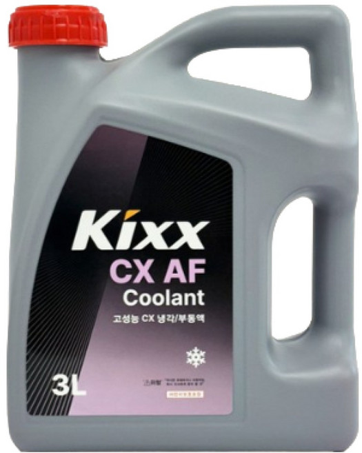 킥스 쿨란트 KIXX CX AF COOLANT 3L 부동액 [장갑 증정], 1개