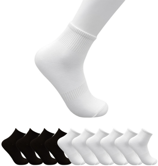 에버라스트 잘만든 남자 미니 발목 양말 학생 10켤레 세트