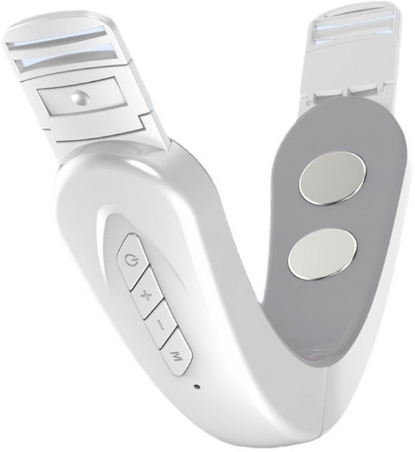 얼굴마사지기 미세전류형고주파 케어V라인 얼굴, 흰색, 1개