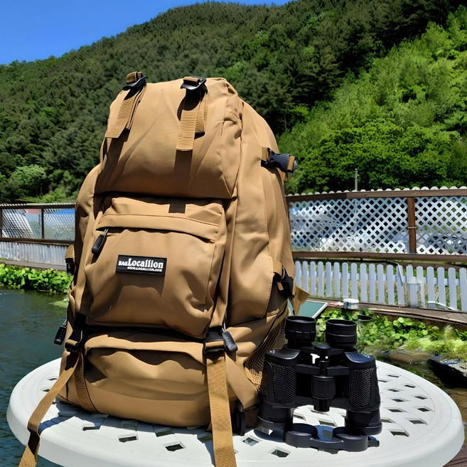 로컬라이언 등산배낭 등산가방 45L 블랙 베이지