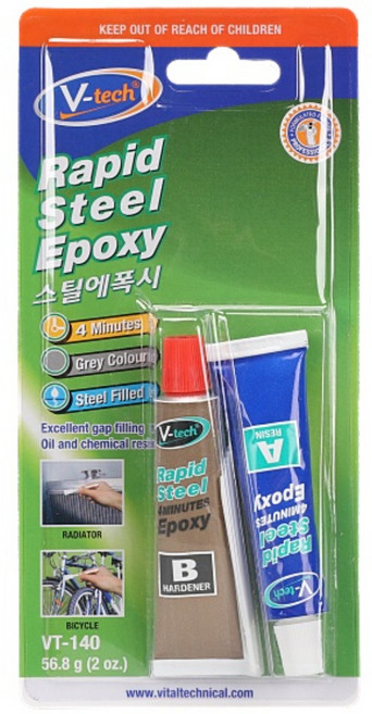 다목적 스틸 다용도 에폭시 스틸접착제vttt, 1개