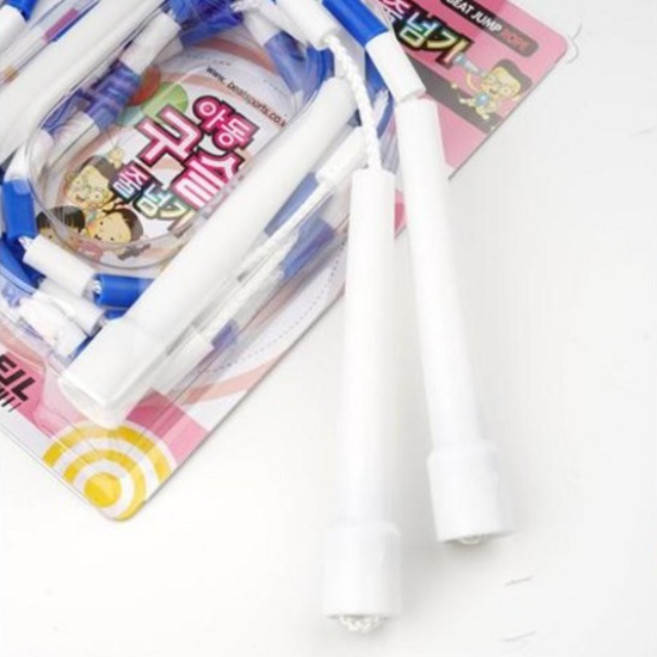 아동 구슬 줄넘기, 화이트 + 블루, 1개