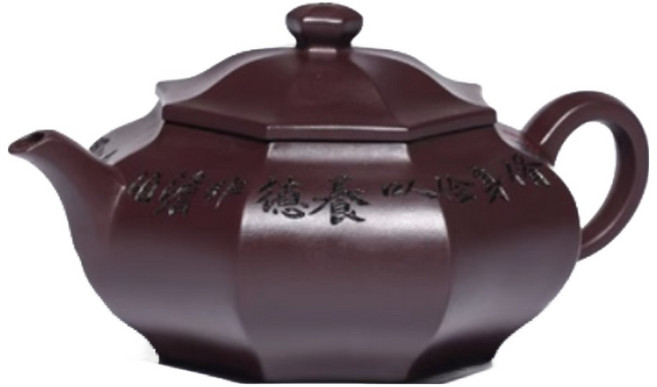호화랑 보이차주전자 도자기찻주전자 이싱자사호 자사다관 이로춘작가 자가니 팔방복운 245ml tt5394, 1개