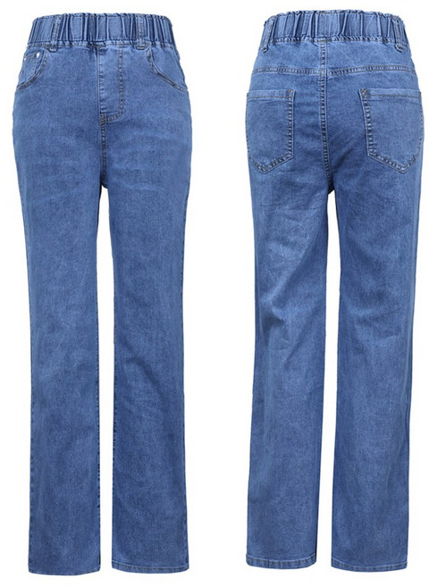 노블진 여자청바지 밴딩 여름 스판 여성 청바지