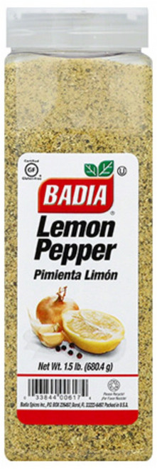바디아 레몬 페퍼, 680.4g, 1개