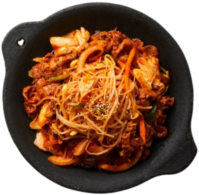 쿡솜씨 돼지고기콩나물두루치기 밀키트 매콤 양념 아삭 콩나물 제육볶음 데이트 캠핑 홈파티, 680g, 1세트
