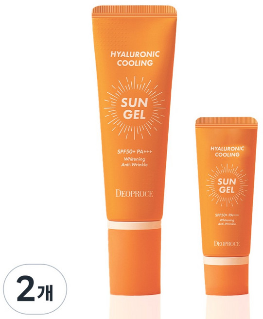 디오프러스 히알루로닉 쿨링 선 젤 스페셜 에디션 SPF50+ PA+++, 70g, 2개