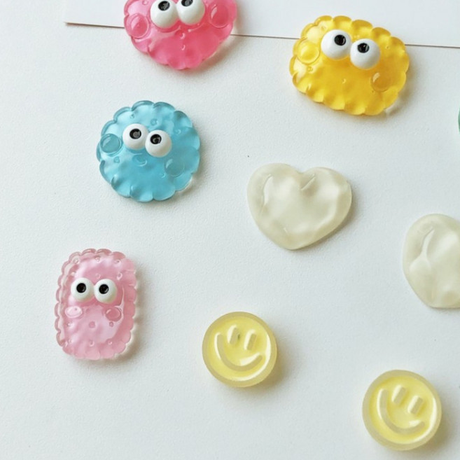 [빠른출발] 밍블밍블 아이스 쿠키 몬스터 실내화 여름 파츠 신발 꾸미기