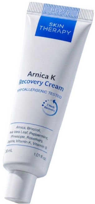 [병원 입점] 아르니카 케이 리커버리 크림 스킨테라피 | 멍크림 연고 | 1 Week | 붓기 타박상 | Arnica Bruise Cream | 유아 어린이 안전 | 8가지 추출물, 30g, 1개
