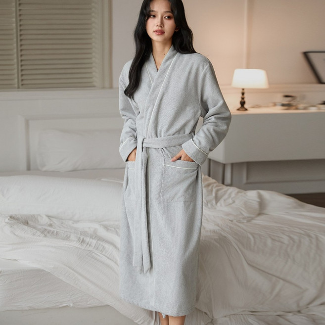 소필로 호텔 로브 샤워 가운 남성 여성 목욕 잠옷 KV611