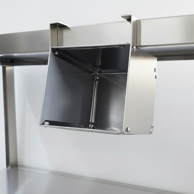 유얼키친 스텐 업소용 선반 바구니 걸이, 1개, 스테인리스