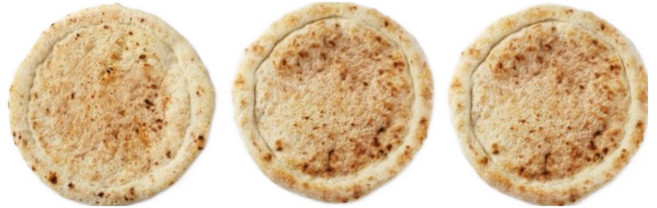 올리브유 바른 쫄깃한 수제 화덕피자도우 10인치 642g(3pcs) 저온숙성 리얼 파베이크 도우, 1개, 642g