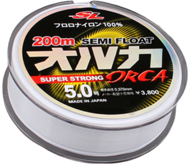 오르카 슈퍼스트롱 바다원줄 후로로나일론 세미플로팅 낚시줄