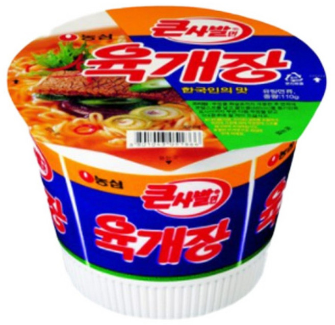 농심 육개장 큰사발 110 g, 11개