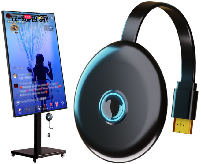 Koogold무선 5G 미러링 MHL 동글 와이파이 디스플레이 tv 무선 미러링, 1개