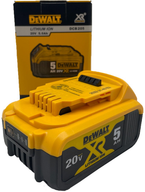 디월트 박스패키지 20V 5.0Ah 정품 리튬이온 배터리, 1개